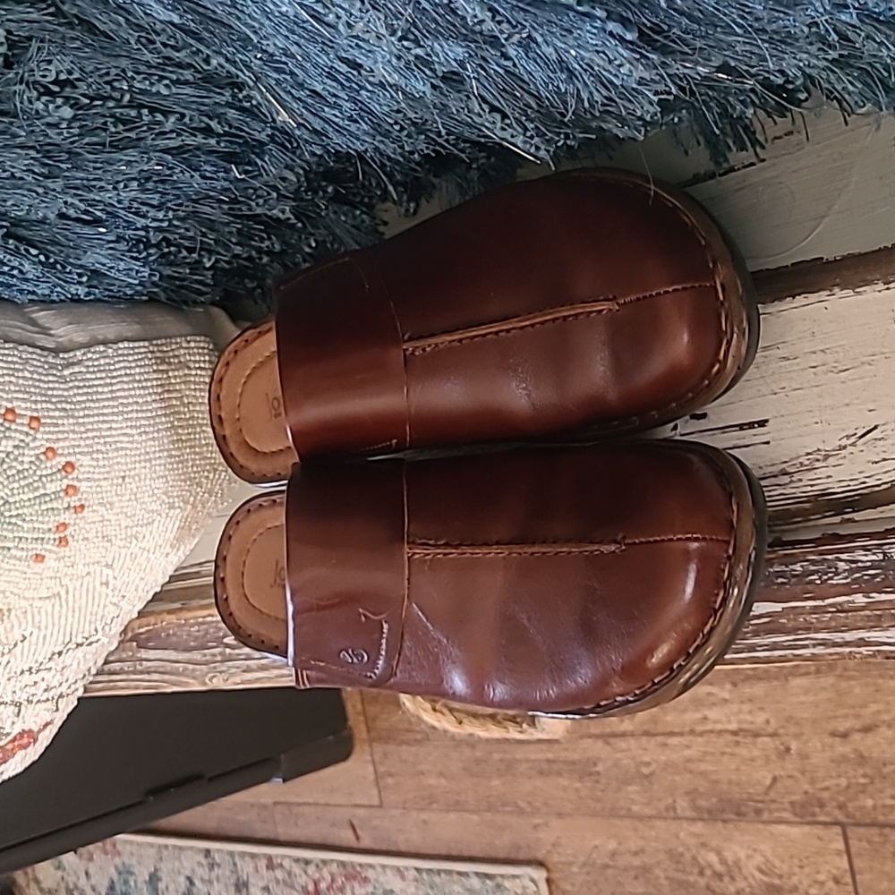 Josef Seibel Leather Clogs